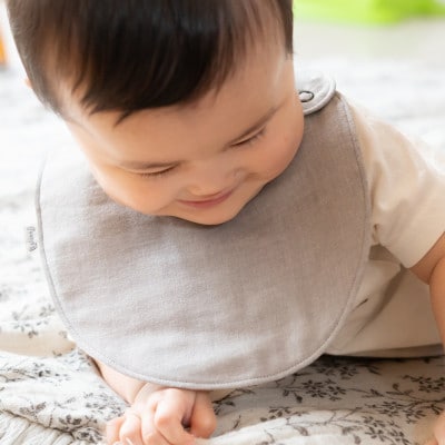◆ブルー系◆ リバーシブルのプルームスタイ2枚セット ◎よだれの多い赤ちゃんに◎ ベビーギフトにも♪