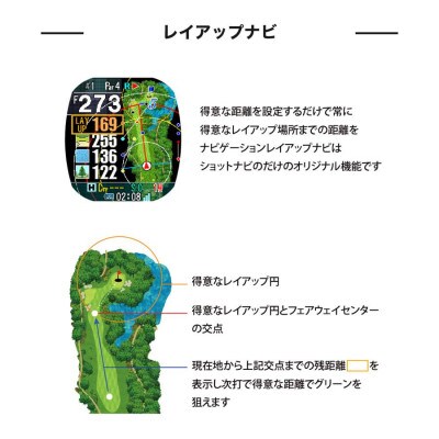 【アウトレット品】Shot Navi Crest II(ショットナビ クレスト II)《ホワイト》