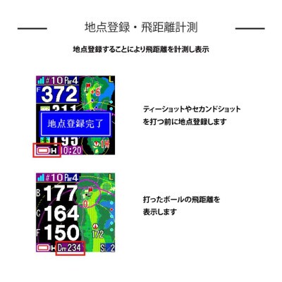 【アウトレット品】ショットナビ AIR EX(Shot Navi AIR EX)《ホワイト》