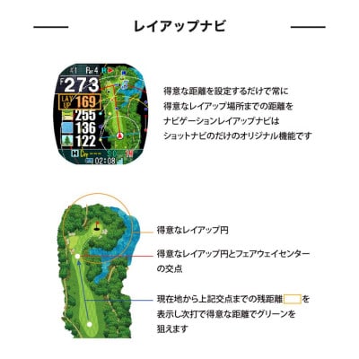 Shot Navi Crest II ホワイト　【ショットナビ】 ゴルフ 距離計 GPS ウォッチ