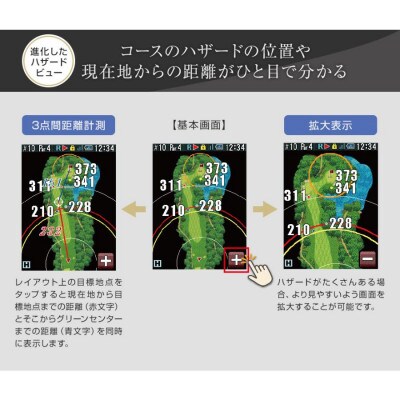 Shot Navi Granz ホワイト　【ショットナビ】 ゴルフ 距離計 GPS ハンディ 日本製