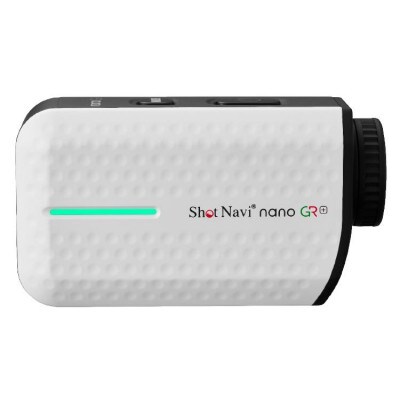 Shot Navi nano GR+ ホワイト　【ショットナビ】 ゴルフ レーザー 距離計 日本製