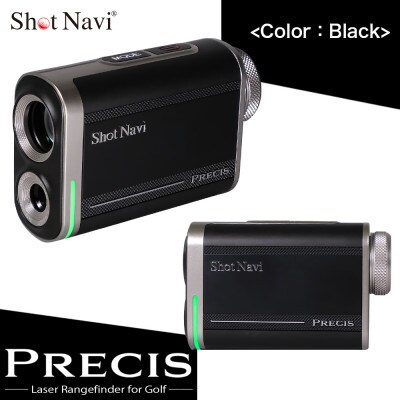 Shot Navi PRECIS ブラック　【ショットナビ】 ゴルフ レーザー 距離計 日本製