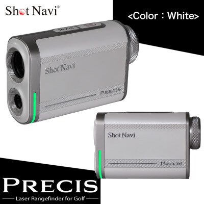 Shot Navi PRECIS ホワイト　【ショットナビ】 ゴルフ レーザー 距離計 日本製