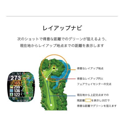 Shot Navi Crest II Touch ホワイト ショットナビ ゴルフ 距離計 ウォッチ