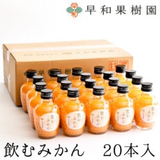 【早和果樹園】飲むみかん20本入