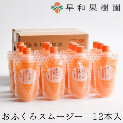 【早和果樹園】おふくろスムージー有田みかん12本入|飲むみかんゼリー(パウチタイプのジュレ)