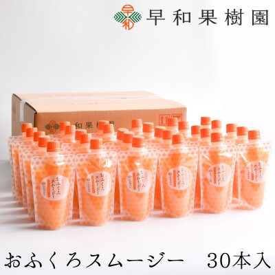 【早和果樹園】おふくろスムージー有田みかん30本入|飲むみかんゼリー(パウチタイプのジュレ)