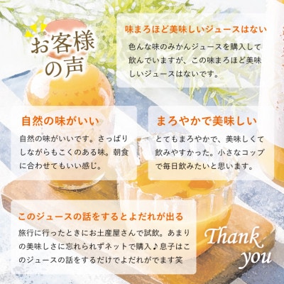【早和果樹園】味まろしぼり12本入|有田みかん100%ストレートジュース