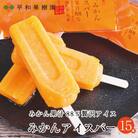 【早和果樹園】みかんアイスバー(氷菓)15本入|フルーツアイス
