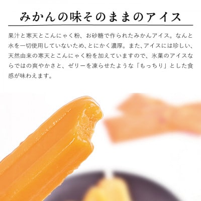 【早和果樹園】みかんアイスバー(氷菓)15本入|フルーツアイス