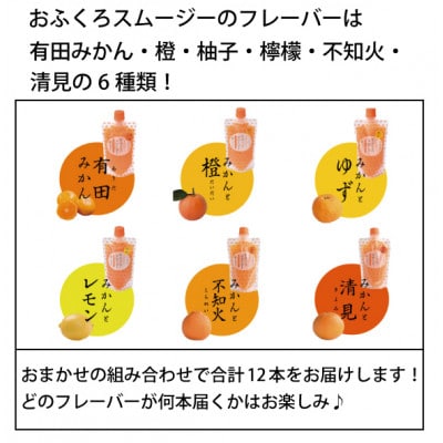 【早和果樹園】おふくろスムージー お楽しみセット12本入|飲むゼリー