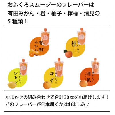 【早和果樹園】おふくろスムージー お楽しみセット30本入|飲むゼリー