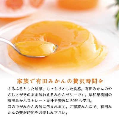 【早和果樹園】もっちり有田みかんゼリー115g×56個入