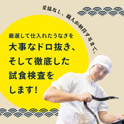 大サイズ　国産うなぎ蒲焼　2尾(300g～338g)