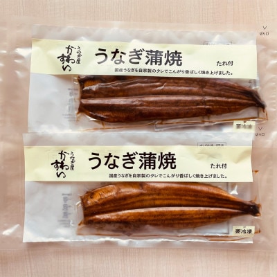 国産うなぎ蒲焼き2本(計240g~298g)セット