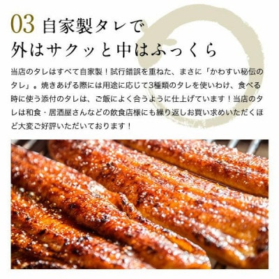 国産うなぎ蒲焼き1本(計120g~149g)