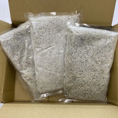 【瀬戸内海産】 嶋治水産の極上釜揚げしらす1.5kg(500g×3)
