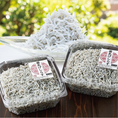しらす職人が目利きした 「 釜揚げしらす 」 800g(400g×2パック)