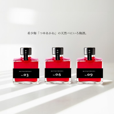 MIYAYOSHI No.03 No.06 No.09 small bottle 3P SET