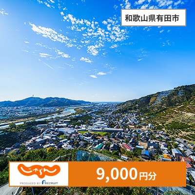 【じゃらんふるさと納税クーポン】 和歌山県有田市でつかえる9,000円 クーポン