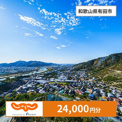 【じゃらんふるさと納税クーポン】 和歌山県有田市でつかえる24,000円 クーポン