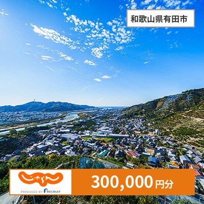 【じゃらんふるさと納税クーポン】 和歌山県有田市でつかえる300,000円 クーポン