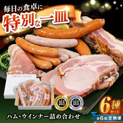 【全6回】＼DLG金賞・銀賞/糸島の陽光 ハム 6種 糸島市 / 志摩スモークハウス[AOA051]