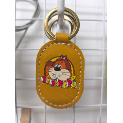 じゃじゃ丸 レザー キーリング スタジオじゃぴぽ×JINTO 野球 グローブ 革 キーホルダー