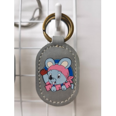 ぽろり レザー キーリング スタジオじゃぴぽ  ×JINTO 野球 グローブ 革