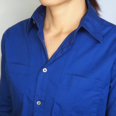 K18 0.1ct ダイヤモンド アーチペンダントネックレス　FHH-019833