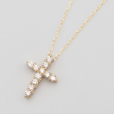 K18 0.2ct ダイヤモンド ペンダントネックレス　FHH-019844