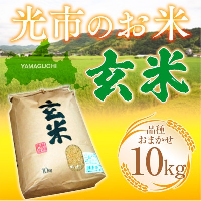 光市のお米 (玄米)10kg
