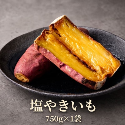 冷凍焼き芋　塩やきいも　紅はるか使用　【全国やきいもグランプリ2022受賞】(750g×1袋)