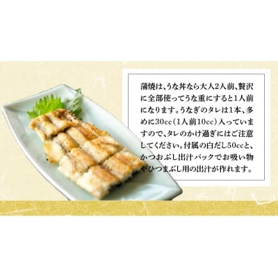年内発送 鰻三昧!「うなぎ処はちすか」の蒲焼、白焼、肝焼、三種セット H026-029
