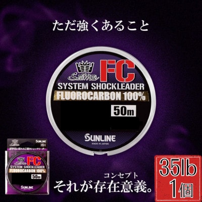 システムショックリーダー FC 釣り糸 35LB(10号)