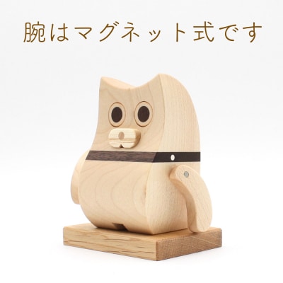 木の招き猫＜あきた芸術村 森林工芸館＞|02_wrb-180101