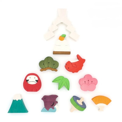 ステージツリー「お正月」＜あきた芸術村 森林工芸館＞|02_wrb-200101