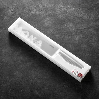 MOKA 三徳包丁 ～オールステンレス 一体型 にぎりやすい 女性向け 洗いやすい～