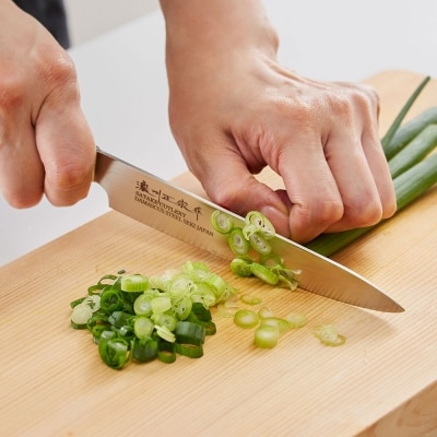 濃州正宗作　ダマスカス　ペティナイフ