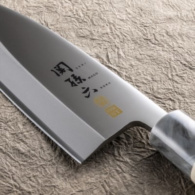 <ステンレス和包丁(片刃)> ◇貝印 関孫六 銀寿ST 出刃 150mm 左きき用