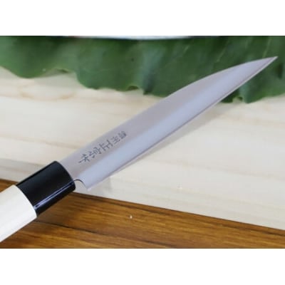 濃州正宗作　和包丁　鯵切型140mm 