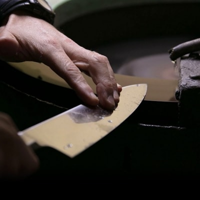 ステンレス一体型包丁 PRO-S 三徳 【最長6か月を目安に配送】 