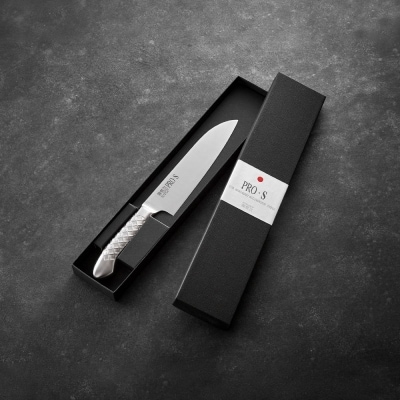 ステンレス一体型包丁 PRO-S 三徳 【最長6か月を目安に配送】 
