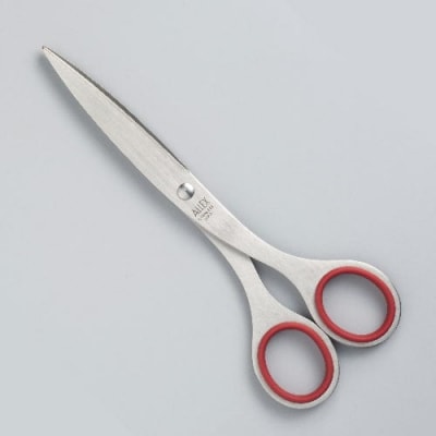 ALLEX 事務用はさみ(中)【レッド】( S-165 11102R)