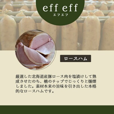 【北海道産豚肉使用】特選ロースハム Dセット(600g)【2415501】