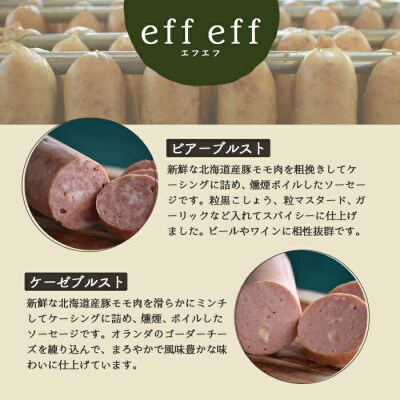 【北海道産豚肉使用】ソーセージ5種 Aセット【2415202】