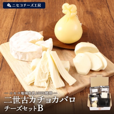 【ニセコチーズ工房】二世古カチョカバロチーズセット B【43021】