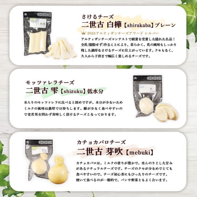 【ニセコチーズ工房】二世古カチョカバロチーズセット B【43021】