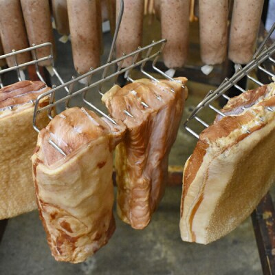 【北海道産豚肉使用】ロースハムブロック1個(600g)【2416101】